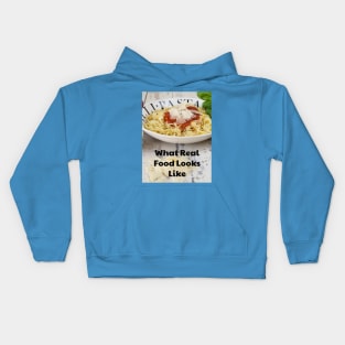 What Real Food Looks Like Kids Hoodie